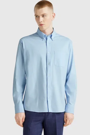 Benetton Camisa Regular Fit Con Botones