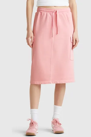 Benetton Falda Cargo De Lana