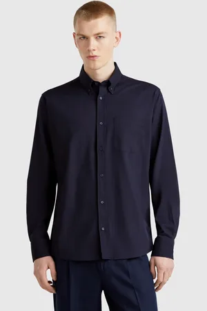 Benetton Camisa Regular Fit Con Botones