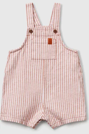 Benetton Peto De Rayas En Mezcla De Lino