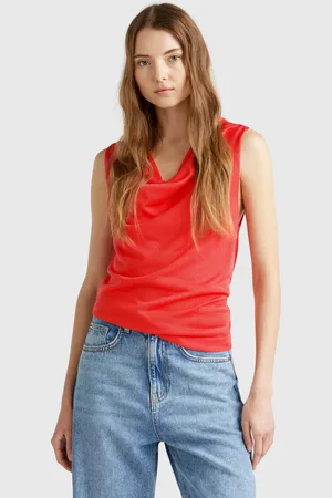 Benetton Camiseta Sin Mangas De Punto