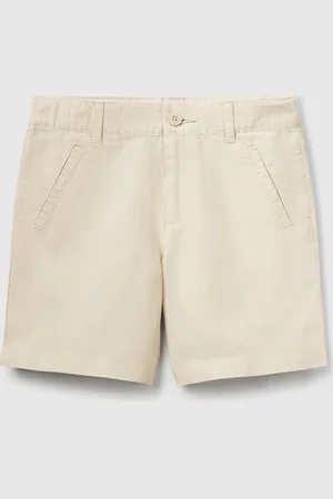 Benetton Shorts De Mezcla De Lino