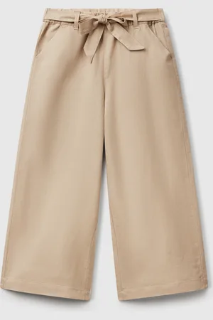 Benetton Pantalón Con Fajín