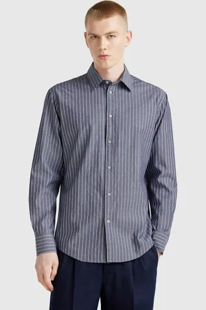 Benetton Camisa Rayas Corte Regular