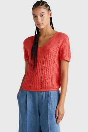 Benetton Jersey Con Calado