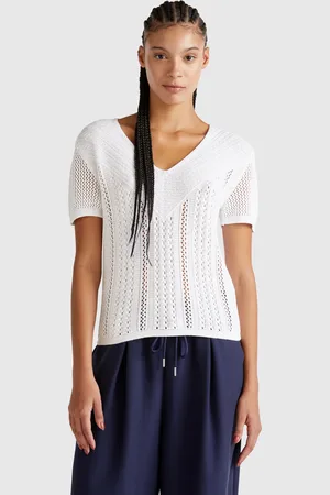 Benetton Jersey Con Calado
