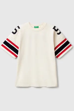 Benetton Camiseta Manga Corta Con Estampado