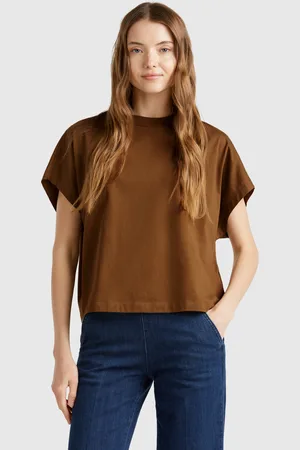 Benetton Camiseta Con Mangas De Kimono