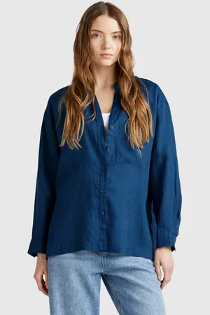 Benetton Camisa Oversize De Puro Lino