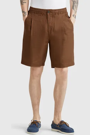 Benetton Bermudas Con Cordón De Puro Lino