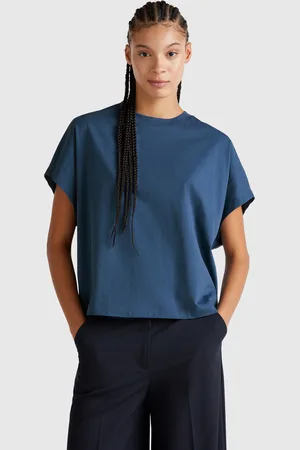Benetton Camiseta Con Mangas De Kimono