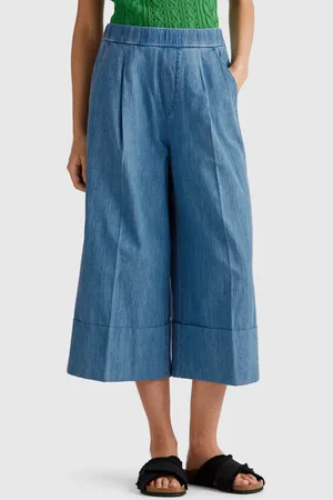 Benetton Vaqueros Anchos Con Puños