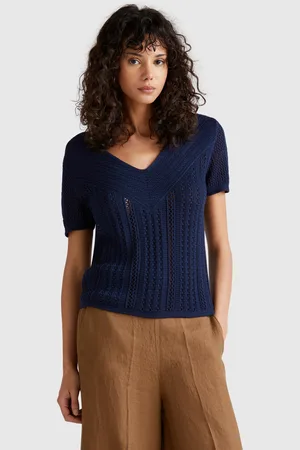 Benetton Jersey Con Calado