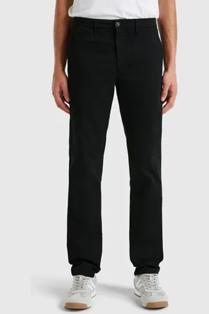 Benetton Chinos Negros Slim Fit