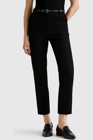 Benetton Chinos De Algodón Elástico