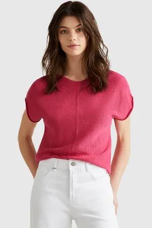 Benetton Jersey De Algodón Y Lino