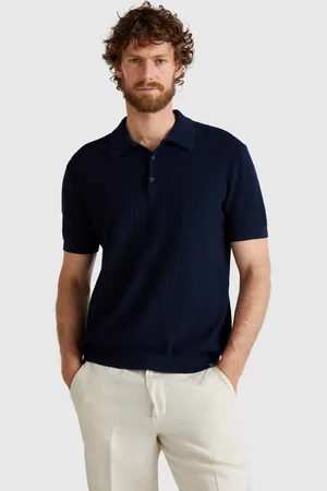 Benetton Polo De Punto De Manga Corta