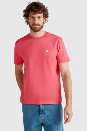 Benetton Camiseta Básica De Algodón