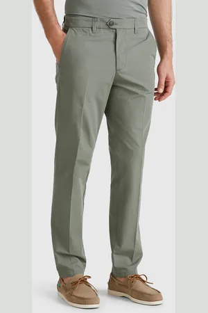 Benetton Chinos Slim Fit De Algodón Ligero