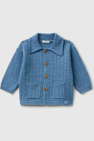 Benetton Cárdigan Con Cuello