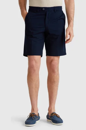 Benetton Bermudas Chinas De Lona