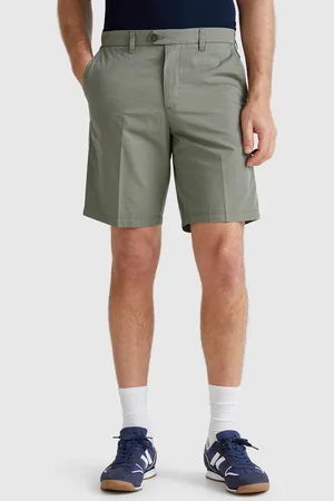 Benetton Bermudas Chinas De Lona
