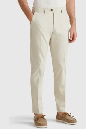 Benetton Chinos Slim Fit De Algodón Ligero