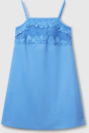 Benetton Vestido Con Top Bordado