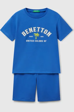 Benetton Pijama 100% Algodón Con Logo