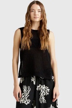 Benetton Top De Punto Tricot