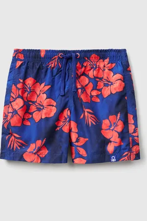 Benetton Bañador De Nailon Estampado