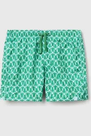 Benetton Bañador De Nailon Estampado