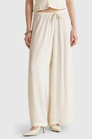 Benetton Pantalón Ancho Fluido