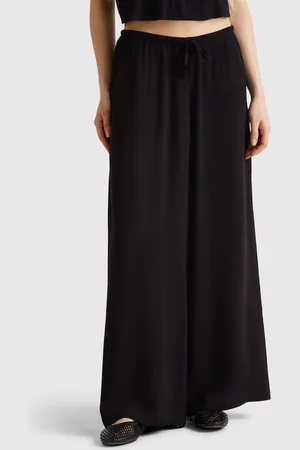 Benetton Pantalón Ancho Fluido
