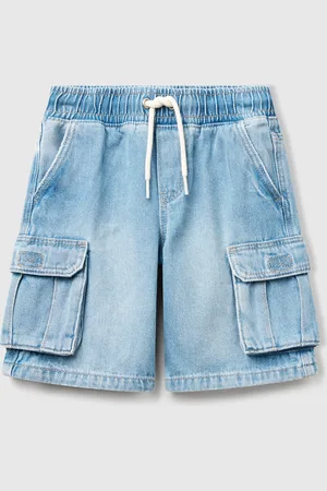 Benetton Bermudas Cargo Con Cordón