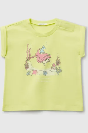 Benetton Camiseta De Manga Corta Con Estampado