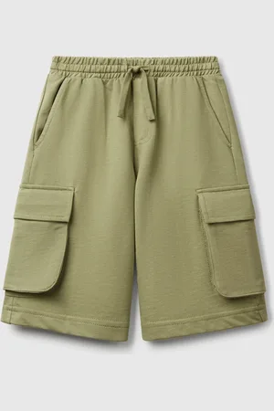 Benetton Shorts Cargo Ligeros De Polar