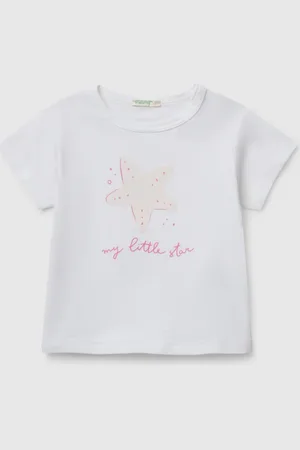 Benetton Camiseta Manga Corta Con Estampado