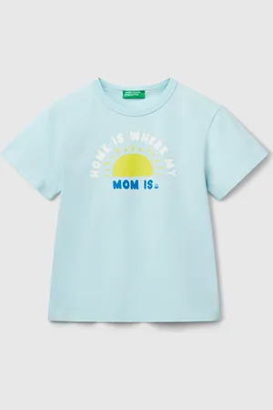 Benetton Camiseta De Algodón Orgánico Con Estampado