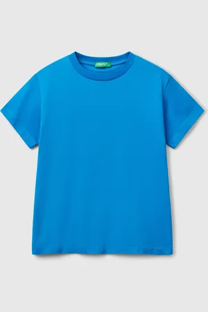 Benetton Camiseta De Algodón Con Estampado En La Espalda.