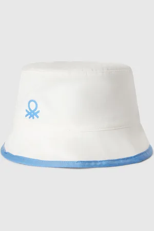 Benetton Gorro Reversible Con Estampado De Mar.