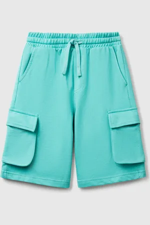 Benetton Shorts Cargo Ligeros De Polar