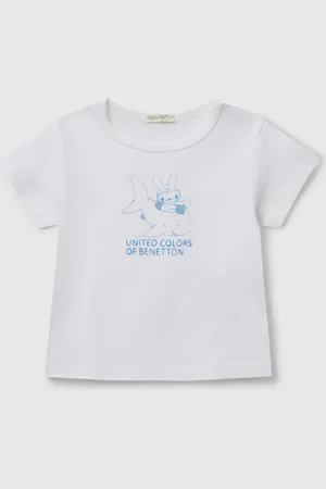 Benetton Camiseta Manga Corta Con Estampado