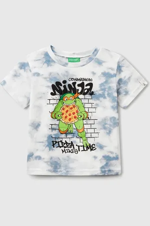 Benetton Camiseta De Las Tortugas Ninja Mutantes Adolescentes ©2025 Viacom
