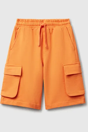 Benetton Shorts Cargo Ligeros De Polar