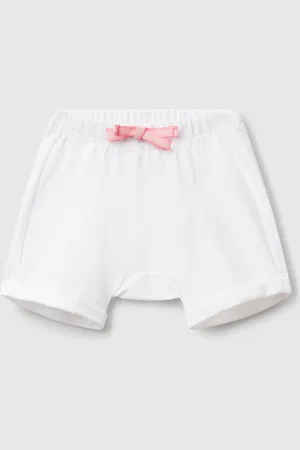 Benetton Pantalón Corto Con Parche En La Espalda