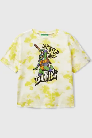 Benetton Camiseta De Las Tortugas Ninja Mutantes Adolescentes ©2025 Viacom