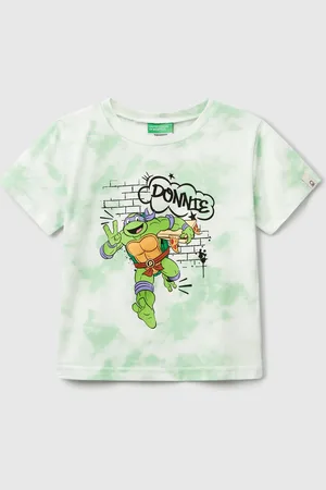 Benetton Camiseta De Las Tortugas Ninja Mutantes Adolescentes ©2025 Viacom