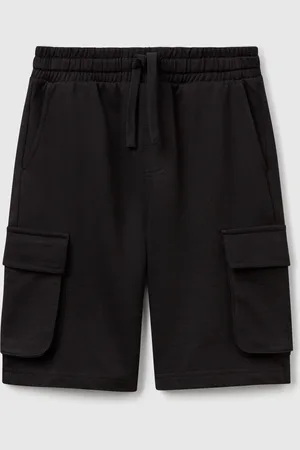 Benetton Shorts Cargo Ligeros De Polar