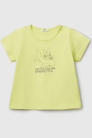 Benetton Camiseta Manga Corta Con Estampado